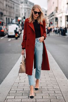 Girl in a coat