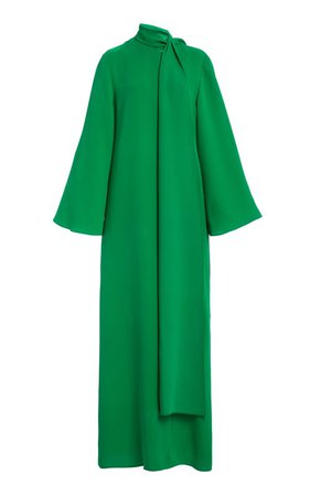 Carolina Herrera - Exclusive Oversized Silk Maxi Dress