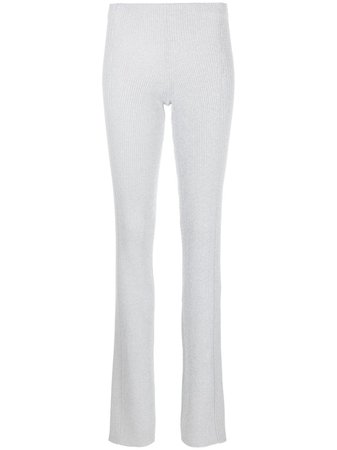 DION LEE ribbed-knit slip-on Trousers - Farfetch