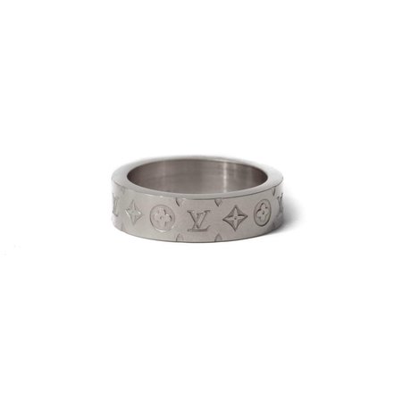 Louis V Mono Ring Silver – True Vintage