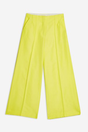 **Neon Awkward Cropped Trousers by Boutique | Topshop