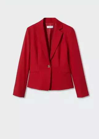 Structured suit blazer - Woman | Mango Canada