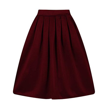 Taydey A-Line Pleated Vintage Skirts for Women at Amazon Women’s Clothing store: