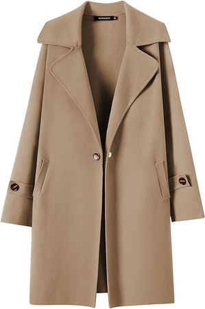 Amazon.com: MEROKEETY Women's Long Sleeve Lapel Blazer Coatigan Winter Knit Classy Sweater Jacket Coats : Clothing, Shoes & Jewelry