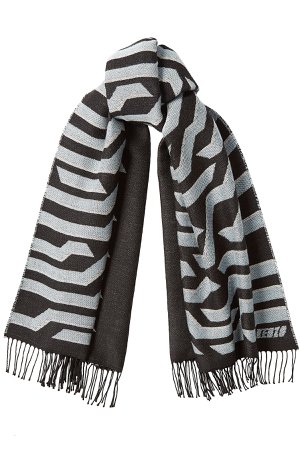 Printed Wool Scarf Gr. One Size
