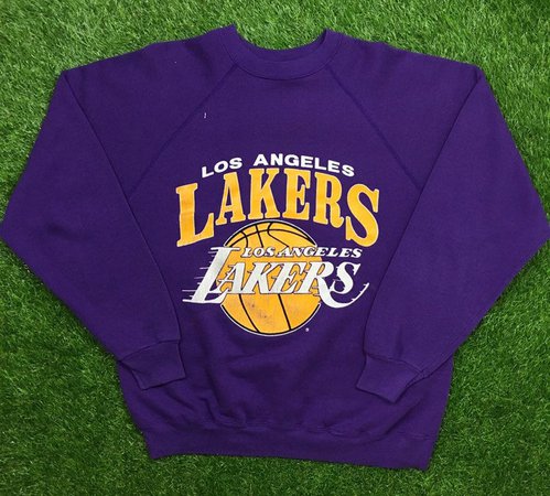 Vintage Los Angeles Lakers Basketball Crewneck Sweater Comfy | Etsy
