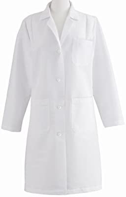 Amazon.com: Medline MDT13WHT1E Women's Full Length Lab Coat, White: Home Improvement