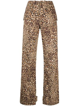 ETRO leopard-print Cargo Trousers - Farfetch