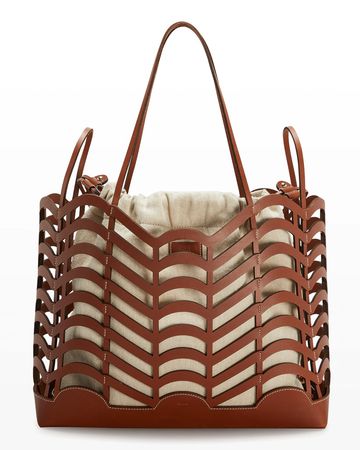 Chloe Kayan Medium Cutout Tote Bag | Neiman Marcus