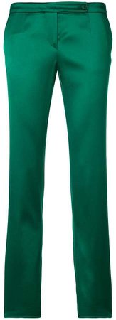 Pre-Owned slim cropped trousers