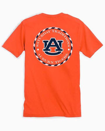 Auburn Apparel - Tigers Circle Short Sleeve T-Shirt | Southern Tide
