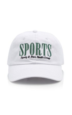 Sports Cotton Baseball Cap By Sporty & Rich | Moda Operandi