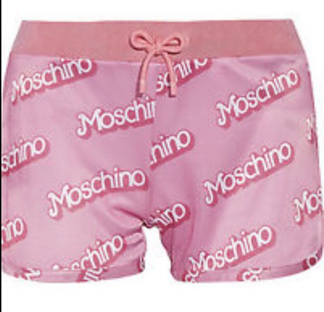 Moschino Barbie Logo shorts