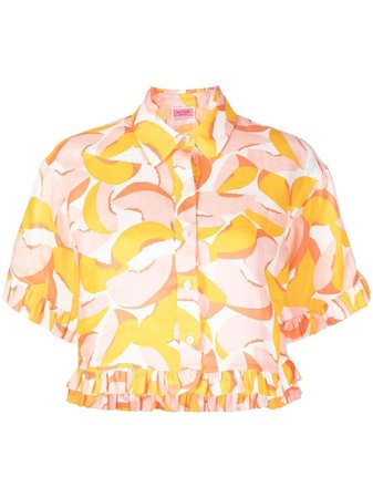 Kate Spade Peaches Ruffled Shirt - Farfetch