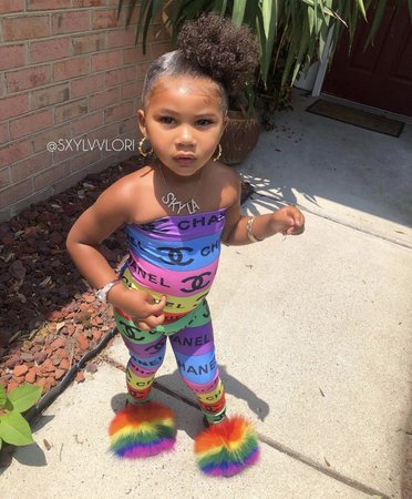 light skin cute black babies girls with swag - Google Search