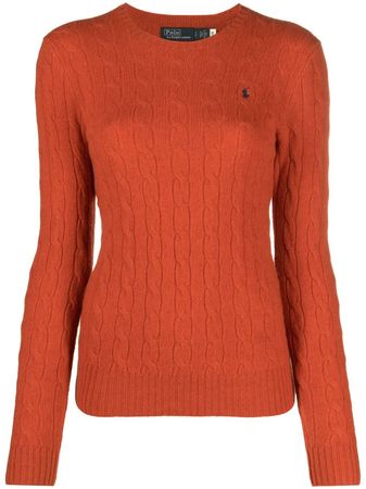 Polo Ralph Lauren Polo Pony cable-knit Jumper - Farfetch