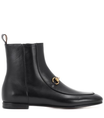 Jordaan Leather Ankle Boots | Gucci