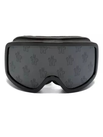 Moncler Eyewear logo-band Ski Goggles - Farfetch