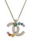 CHANEL Rainbow Crystal Necklace
