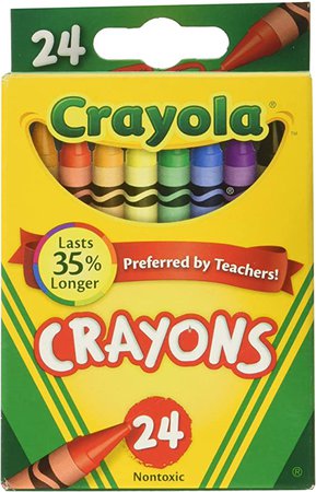 Amazon.com: Crayola Crayons 24 in A Box (Pack of 6) 144 Crayons in Total: Toys & Games