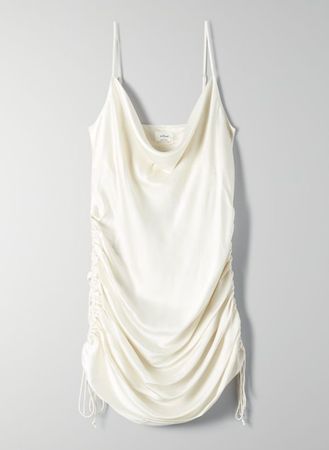 Wilfred ONLY RUCHED SLIP DRESS | Aritzia CA