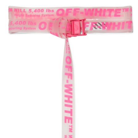 off white pink rubber belt - Google Search