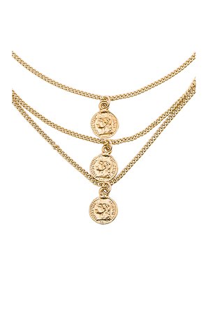 Triple Tribute Coin Necklace