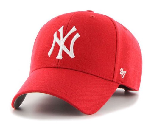 red NY hat