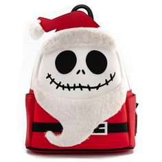 Loungefly X Disney The Nightmare Before Christmas Santa Jack Cosplay Mini Backpack