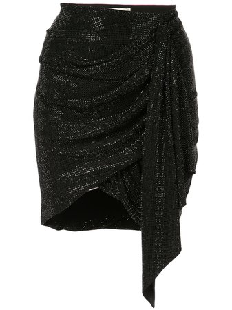 Alexandre Vauthier Side Drape Mini Skirt - Farfetch