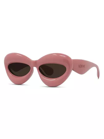 Shop Loewe 55MM Cat Eye Sunglasses | Saks Fifth Avenue