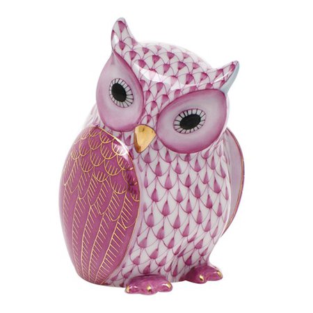 Herend Mother Owl | Birds & Insects | Herend Figurines | Collectibles | ScullyandScully.com