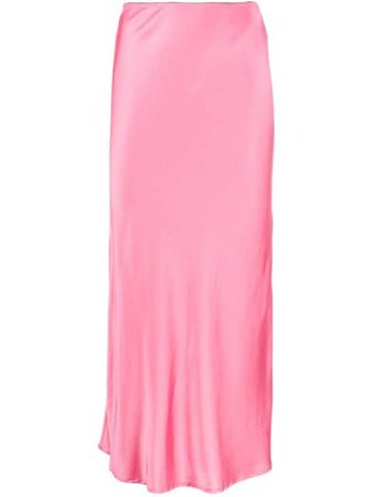 Andamane Bella Satin Midi Skirt L91G565 Pink | Farfetch