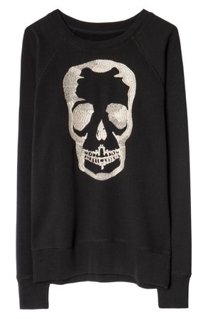Zadig & Voltaire Upper Brode Skull Sweatshirt | Nordstrom
