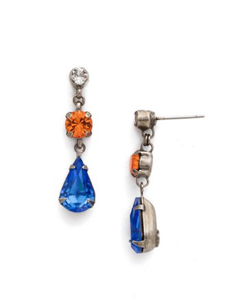 Tiger Lily Trio Earring in Orange Crush | Sorrelli Jewelry