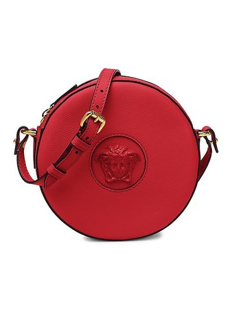 Versace La Medusa Leather Disco Bag | SaksFifthAvenue