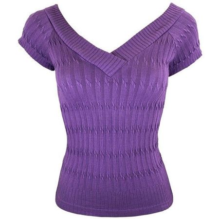 purple sweater top