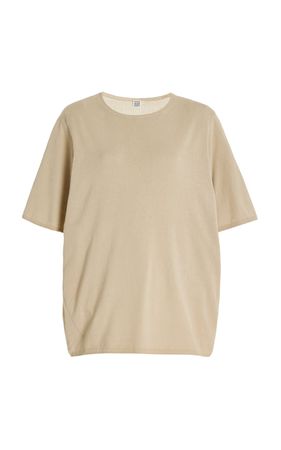 Oversized Silk T-Shirt By Toteme | Moda Operandi