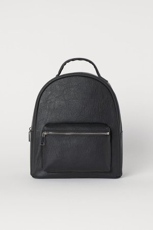 Small backpack - Black/Imitation leather - Ladies | H&M GB
