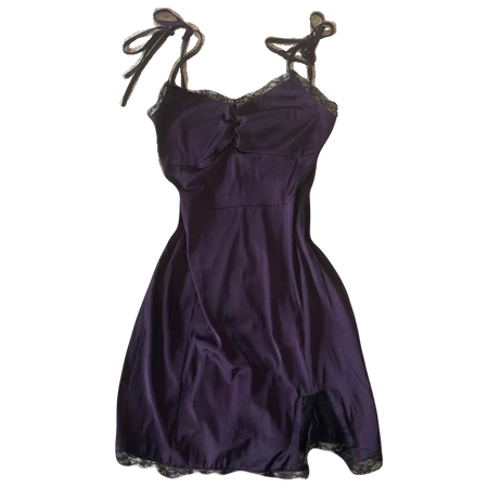 violet goth dress