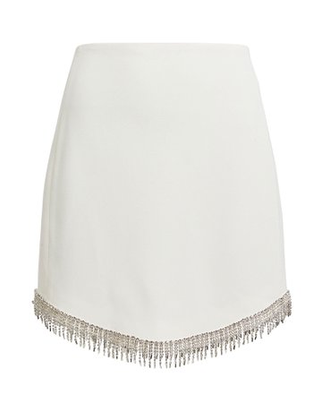 David Koma | Embellished Crepe Mini Skirt | INTERMIX®