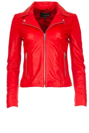 bright red leather jacket women png - Pesquisa Google