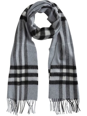 Burberry cashmere check scarf