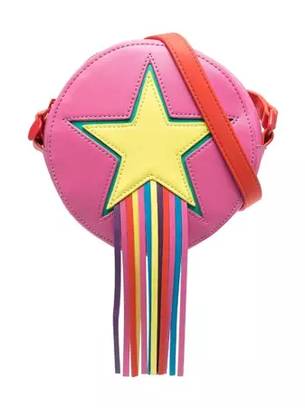 Stella McCartney Kids rainbow-fringe star-patch Bag - Farfetch