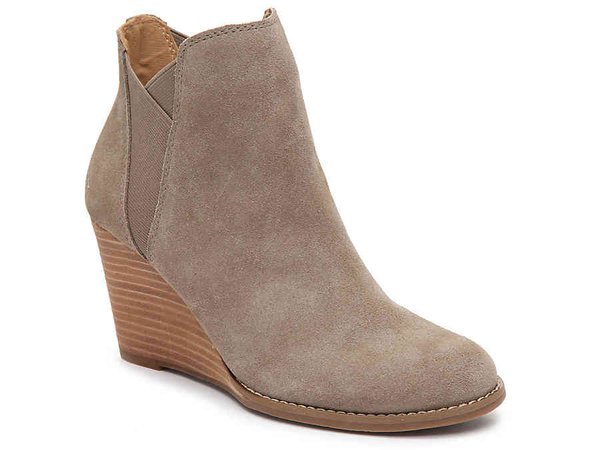 Lucky Brand Youse Wedge Chelsea Boot Women's Shoes | DSW