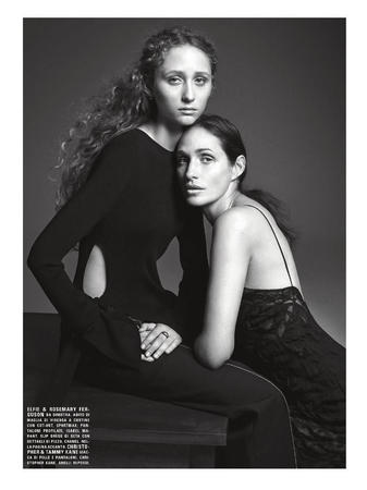 Love by mario sorrenti mother daughter photoshoot