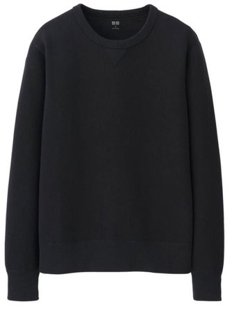uniqlo black sweatshirt