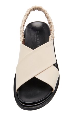 Slingback Leather Sandals by Marni | Moda Operandi