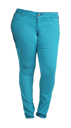Jeans - turquoise