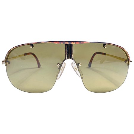New Vintage Dunhill 6102 Tortoise Details Frame Aviator Sunglasses
